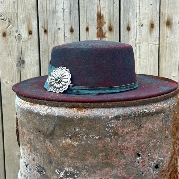 Bohemian feather hat - Picture 7 of 9